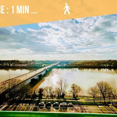 Le Mandel 8 Pers Balcon Vue Loire Wifi Parking نانت
