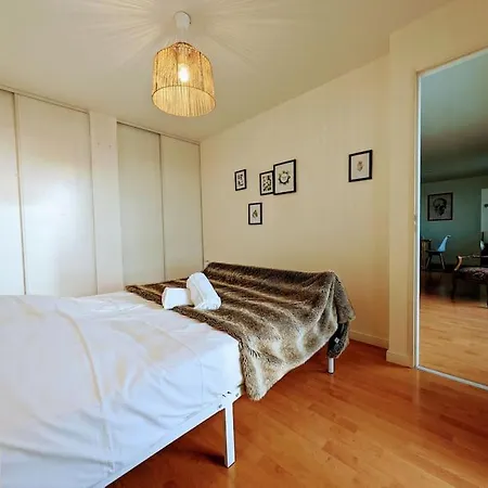شقة Le Mandel 8 Pers Balcon Vue Loire Wifi Parking نانت